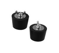 2 pezzi di gomma invernale per piscina da 32 mm-38 mm con dadi in acciaio inox per un efficace drenaggio e protezione dal gelo in piscine