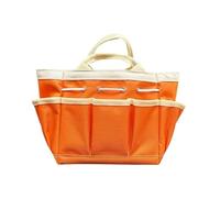 2 pezzi di grande capacità, secchiello for attrezzi, pratico tessuto Oxford, versatile, for la casa, da giardino, porta secchielli, organizer for cestini Per Riporre gli Attrezzi(ORANGE)