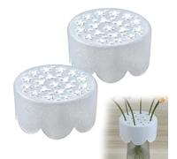2 pezzi di griglia in silicone ad alta elasticità per fiori a forma di fiore, griglia per disposizione di fiori in silicone, ideale per composizioni personali, matrimoni e decorazione domestica