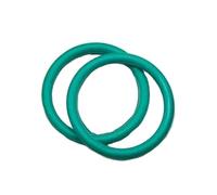 2 pezzi di guarnizione O-ring in FKM verde, 10mmx135mmx155mm, guarnizione O-ring in gomma fluorurata