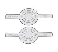 2 pezzi di imbracatura per pane in silicone resistente al calore riutilizzabile antiaderente tappetino da forno per cucinare il pane perfetto ogni volta di casa picnic (Nera)