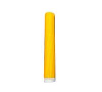 2 pezzi di impugnatura termoretraibile a freddo ricambio in silicone for asta autoavvolgente, coperchio della maniglia arresto, attrezzatura da pesca universale per Racchette(Yellow)