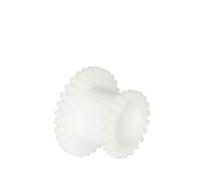 2 pezzi di ingranaggio di trasmissione alto e basso X2&C2&C3&JET BD-6&BD-7&CX704&G8688&Compact 9 T29xT21&T20xT12 Mandrino duplicato doppio ingranaggio (Color : POM WHITE)