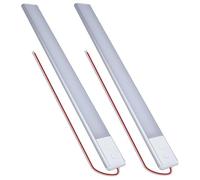 2 pezzi di lampade LED per camper, lampada LED da 12V per camper con interruttore, illuminazione LED per camper dimmerabile, barra di illuminazione LED per tetto dell'auto, lampada per roulotte