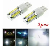 2 pezzi di lampadine LED per luci laterali auto T20 W21/5W 7443 5630 33SMD a doppio filamento DRL super
