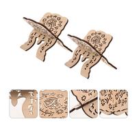 2 pezzi di lettura canti rack in legno di lettura supporto tablet