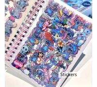 2 pezzi di libro a spirale Disney Stitch 3-in-1 con carte, adesivi di alto valore, classificazione a spirale, quaderno, regalo di compleanno, regalo festivo, regalo di San Valentino, regalo per amici 