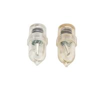 2 Pezzi di Luce LED per la Pesca con Campanello, Luce LED per Esche da Pesca subacquee, Acqua salata, Acqua Dolce, attira visivamente i Pesci, Materiale ABS Resistente