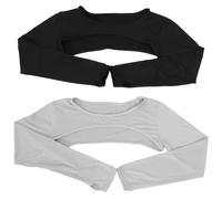 2 pezzi di manicotti rinfrescanti da donna con foro per le dita - Coprispalle