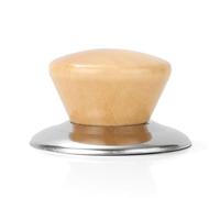 2 pezzi di maniglie for coperchi di pentole in acciaio inossidabile, parti di ricambio in legno for coperchi di pentole da cucina for uso domestico