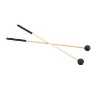 2 pezzi di mazze di legno con manico in legno e bacchette a percussione per
