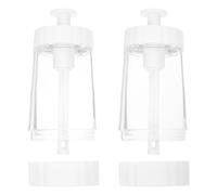 2 pezzi di misura per bottiglie di condimento: saliera e pepiera quantitativa