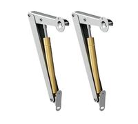 2 pezzi di molle a gas for impieghi gravosi 60N-200N, cerniere supporto for coperchio con chiusura ammortizzata, sollevamento pneumatiche ad abbassamento lento automatico(6KG 60N)