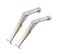 2 pezzi di molle a gas for impieghi gravosi 60N-200N, cerniere supporto for coperchio con chiusura ammortizzata, sollevamento pneumatiche ad abbassamento lento automatico(15KG 150N)