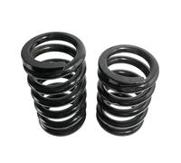 2 pezzi di molle di compressione cilindriche 5 mm x 80 mm x 60 mm, molla di pressione in acciaio per molle nero 65Mn