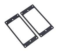 2 Pezzi di Montaggio di Montaggio per Pickup Humbucker in Metallo, Stabili e Robusti e Fai -da -te per Chitarre Elettriche, Installazione Facile con Viti, Meravigliosa (BLACK)