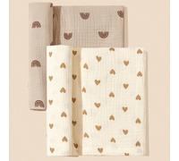 2 pezzi di morbide, confortevoli e traspiranti coperte swaddle per neonati, ideali per la festa di San Valentino ATTENZIONE: Da usare solo sotto la supervisione di un adulto, altrimenti ci sarà il ris