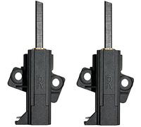 2 pezzi di motore a carboni Halter R 5 X 12,5 X 36 per Bosch EXCLUSIV Maxx WFL 120 a