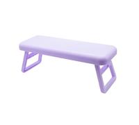 2 pezzi di nail art pieghevole for unghie con set tappetini tavolo for manicure cuscino for le mani braccioli supporto for Per La Progettazione,La Formazione(Purple)