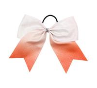 2 pezzi di nastri scintillanti cheer bow fiocchi for capelli cheerleader accessori for da competizione sportiva Per Cheerleaders(Color7)