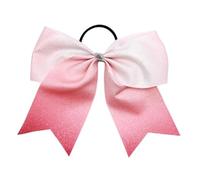 2 pezzi di nastri scintillanti cheer bow fiocchi for capelli cheerleader accessori for da competizione sportiva Per Cheerleaders(Color 3)