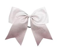 2 pezzi di nastri scintillanti cheer bow fiocchi for capelli cheerleader accessori for da competizione sportiva Per Cheerleaders(Color10)