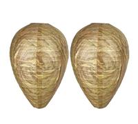 2 pezzi di nido di vespe resistente alle intemperie, per esterni e vespe, anti-vespe, anti-vespe, contro le vespe, per appendere il tetto, per allontanare le api