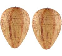 2 pezzi di nido di vespe, tessuto resistente all'umidità, resistente alle intemperie, da appendere alla vespe, per la casa, il giardino e le attività all'aperto