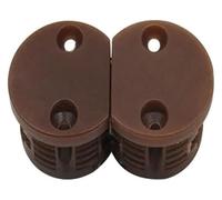 2 pezzi di nylon mini cerniera rotonda nascosta schermo porta in legno pieghevole piccola plastica