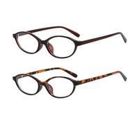 2 Pezzi Di Occhiali Da Luce Anti-Blu Ovali, Vetri Di Piccole Cornici Retrò E Alla Moda, Creativi E Personalizzati, Universali Per Uomini E Donne, Accessori Per Gli Occhi.