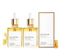 2 pezzi di olio per il corpo di seta, essenza idratante per il viso, idratante profondo, migliora il tono della pelle, rassoda la pelle, rinfresca e non grassa, adatto per tutti i tipi di pelle, 60 ml
