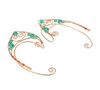 2 pezzi di orecchini a clip da elfo fatato - orecchini a clip con