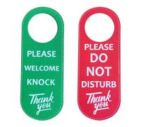 2 Pezzi Di Pelle, Segnali Delle Porte "Non Disturbare", Nota Dei Segnali Delle Porte, Adatti A Casa, Compagnia, Hotel