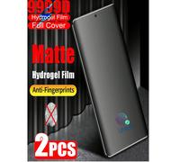2 pezzi di pellicola idrogel opaca morbida compatibile con Samsung Galaxy S23 S22 S25 S24 Ultra/compatibile con Huawei Redmi Note 14 13 Pro+ 4g 5g/Honor/Realme/OPPO/VIVO/OnePlus, anti-riflesso, anti-i