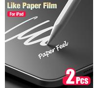 2 pezzi di pellicola protettiva per schermo con sensazione di carta, compatibile con iPad A16 11a/10a generazione (2025/2022) e iPad Air 11 M3 2025/M2 2024, pellicola morbida in PET opaco, anti-graffi