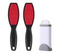 2 Pezzi di Pennello per La Depilazione, 1 Pezzi Adesivo per Capelli Piccoli, Spazzola A Doppia Faccia Creativa, Setole Riutilizzabili, Multifunzionali E Convenienti.