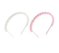2 Pezzi Di Perla Fasce, Elee Principessa Accessori Per Capelli, Copricapo Da Sposa, Abbigliamento E Accessori Di Corrispondenza, Adatto Per Le Spose E Feste Di Ballo.