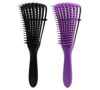 2 Pezzi Di Pettinatura, Pettine Antistatica Massaggio, Pettine A Capelli Cavi, Pettine Di Capelli Ricci Morbidi, Cresta Di Stile Speciale.