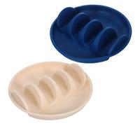 2 pezzi di piatti per taco in silicone: porta tortilla riutilizzabile con