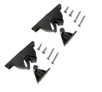 2 Pezzi di Pinza Fermaporta con Incontro a Pavimento e a Muro | Soluzione Robusta e Facile da Installare con Viti Incluse