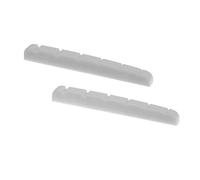 2 Pezzi Di Plastica Bianca Da 43 Mm Con Fondo Piatto Pre-scanalato Per Chitarra Elettrica Per For ST Per Chitarra A 6 Corde For For TL Accessori Dado per chitarra