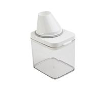 2 pezzi di plastica for bucato detersivo for piatti contenitore in polvere detersivi for sapone coperchio della scatola immagazzinaggio for in a prova umidità Per la lavanderia(700ml)