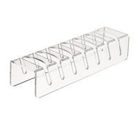 2 pezzi di porta cappelli in acrilico, 14 spazio per cappelli, dimensioni 29x7,6x5,5 cm