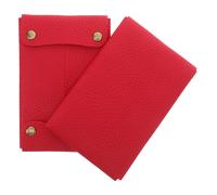 2 pezzi di porta fazzoletti in pelle: porta fazzoletti portatile in pelle PU -