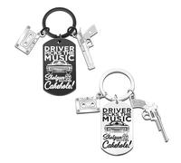 2 Pezzi Di Portachiavi Interessanti, Portachiavi In Acciaio Inossidabile, Portachiavi Creativi, Portachiavi Con Testo, Portachiavi Regalo