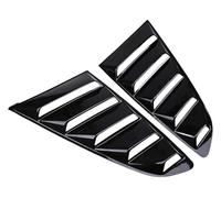2 pezzi di prese d'aria per finestrini posteriori, spoiler, pannello laterale per tuning auto, compatibile con Ford Mustang 2015-2020(Carbon Black)