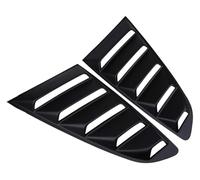 2 pezzi di prese d'aria per finestrini posteriori, spoiler, pannello laterale per tuning auto, compatibile con Ford Mustang 2015-2020(Matte Black)