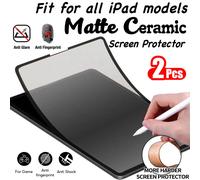 2 pezzi di protezione dello schermo in ceramica per iPad 10th da 10,9 pollici, 2022/iPad 11th 2025, pellicola protettiva opaca flessibile in PET HD per iPad da 10,9 pollici, generazione 10th del 2022,
