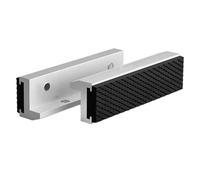 2 pezzi di protezione magnetica da banco con ganasce morbide universali per morsa in metallo (2 pezzi 75 mm)