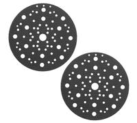 2 pezzi di protezione per piatti abrasivi, pad saver 150 mm, rivestimento protettivo a 70 fori con chiusura in , compatibile con MIRKA 8295612111, per piastra abrasiva Mirka, 150 mm